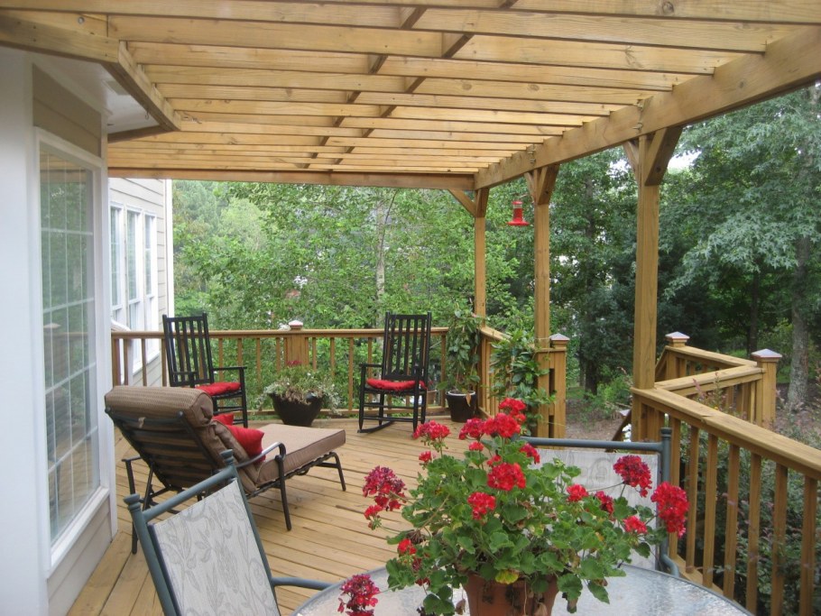 Каркасная пристройка к дому