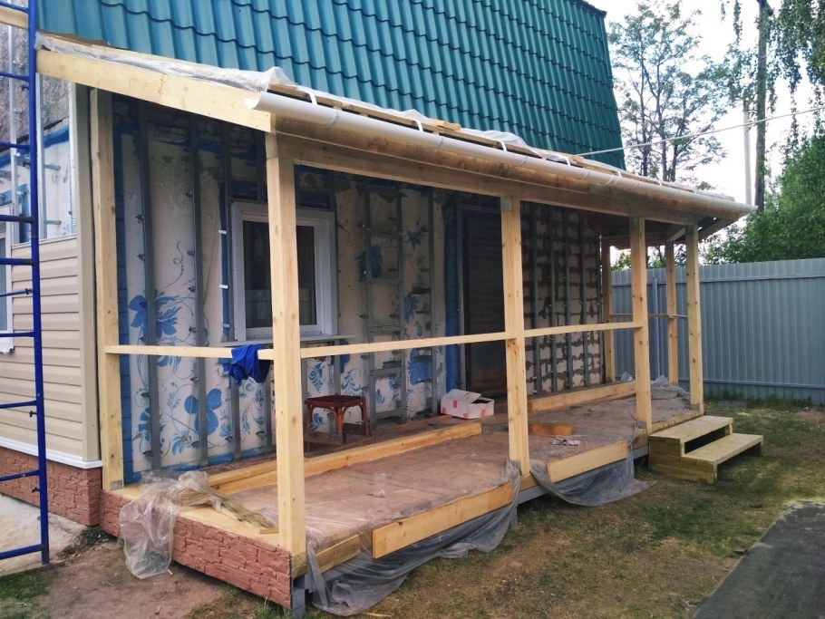 Беседка пристройка