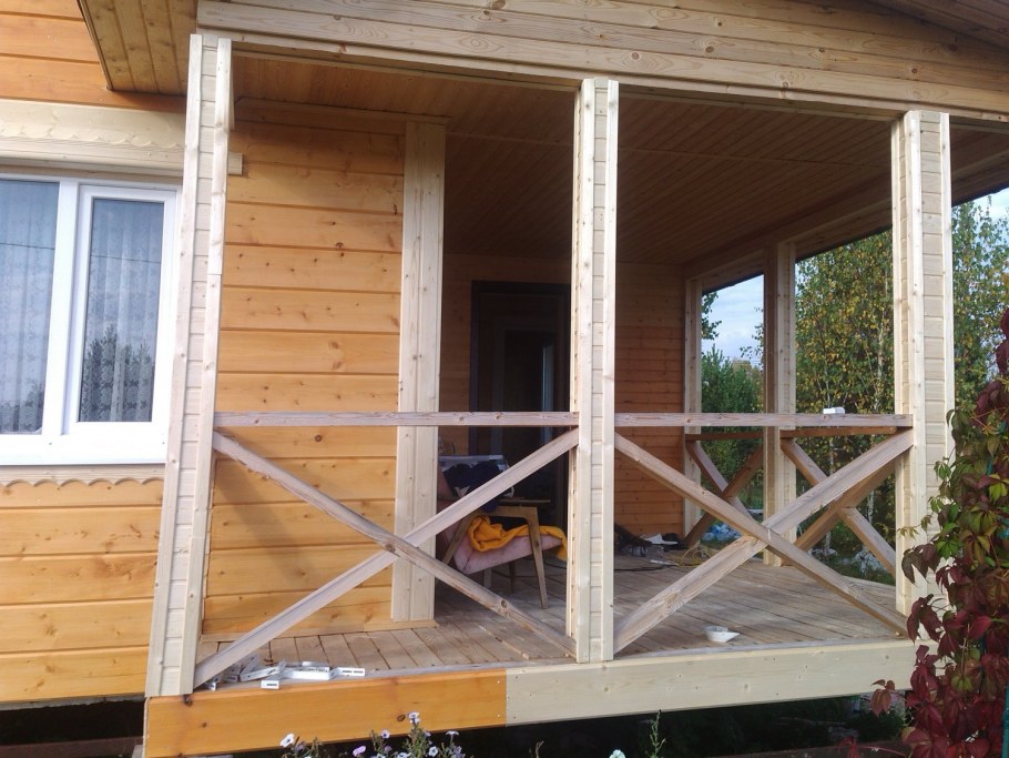 Веранда на даче