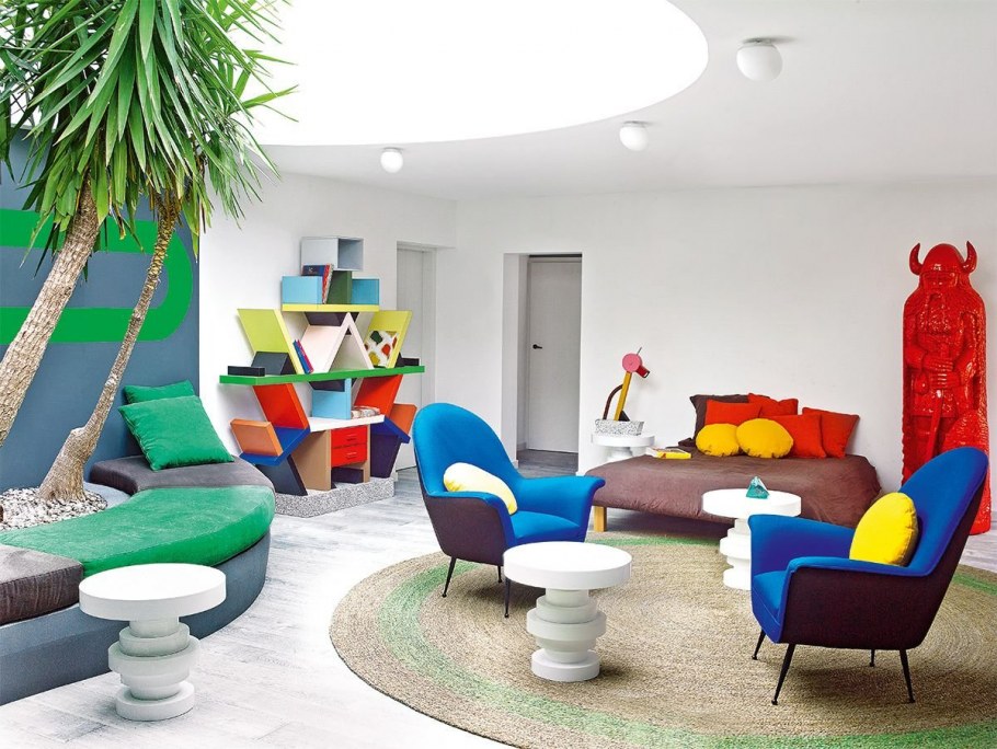Стиль Нео Мемфис в интерьере