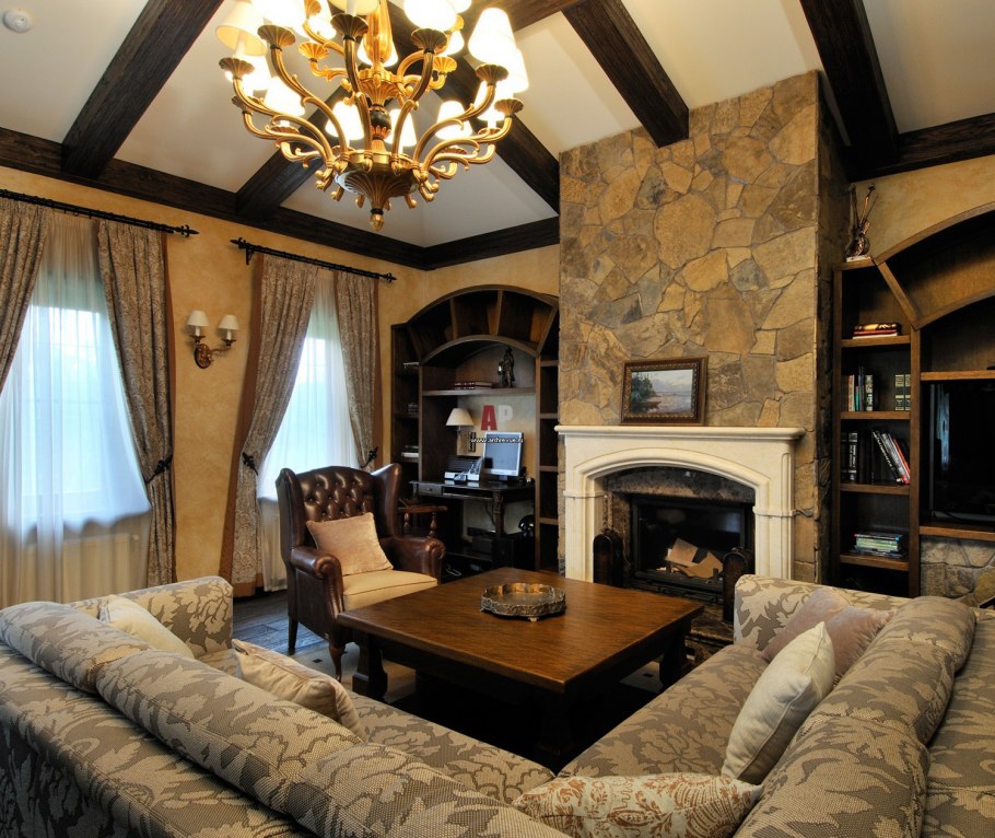 Гостиная в баварском стиле