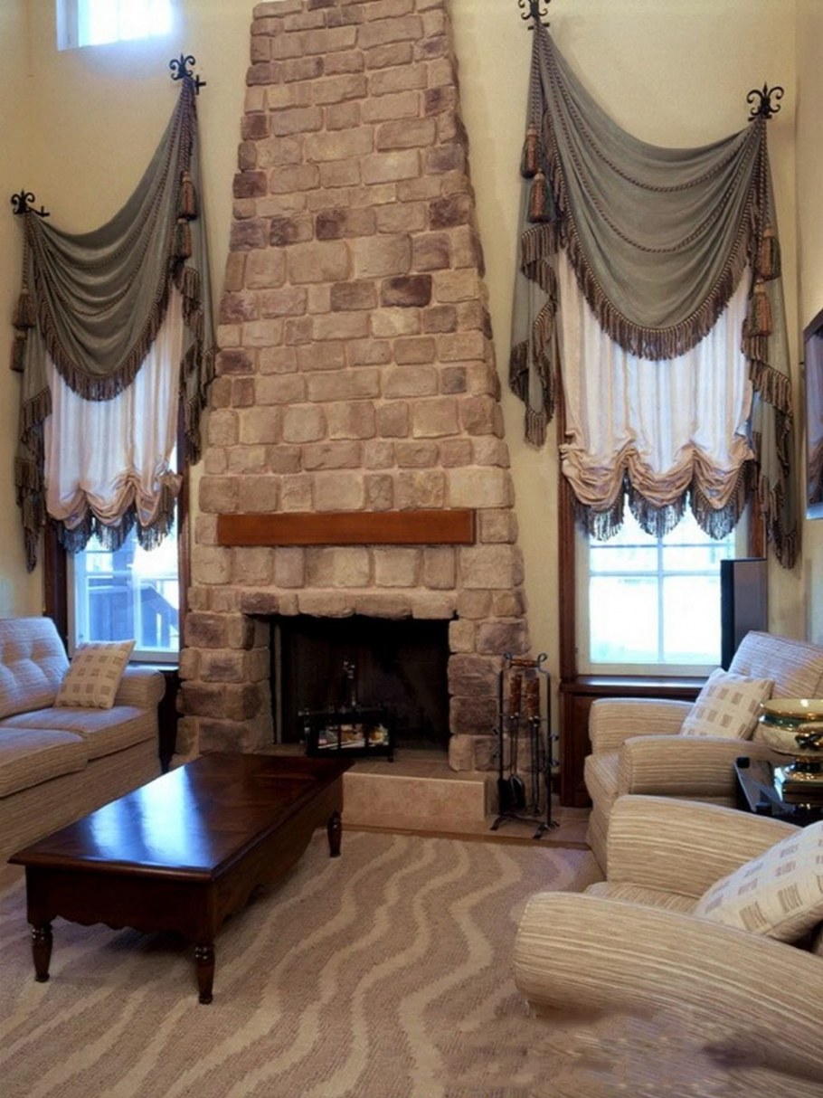 Шторы в каминную
