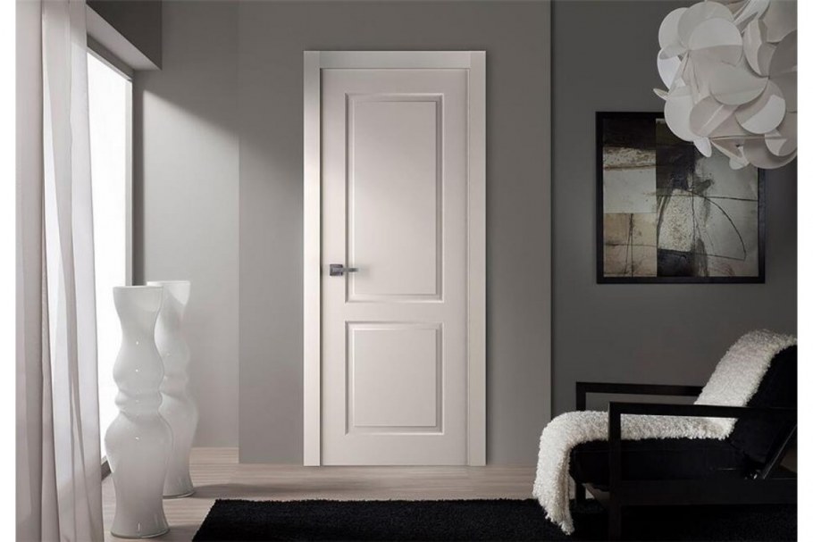 Двери Софья белый глянец