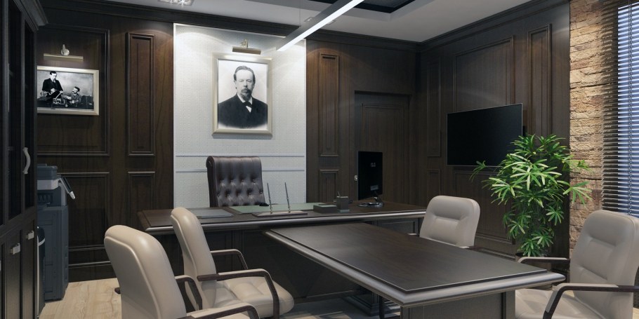 Интерьер офиса адвоката