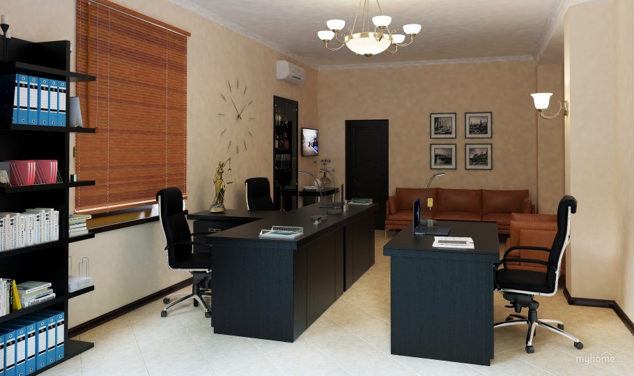 Интерьер офиса адвоката