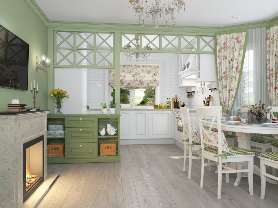 Atelier Provence обои в интерьере