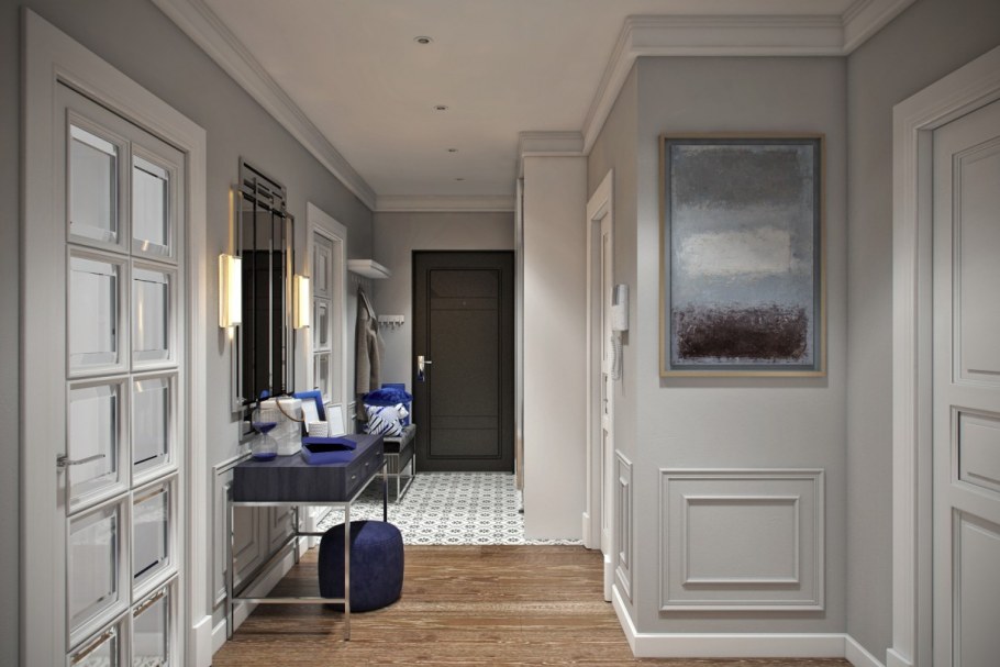 Витраж в коридоре