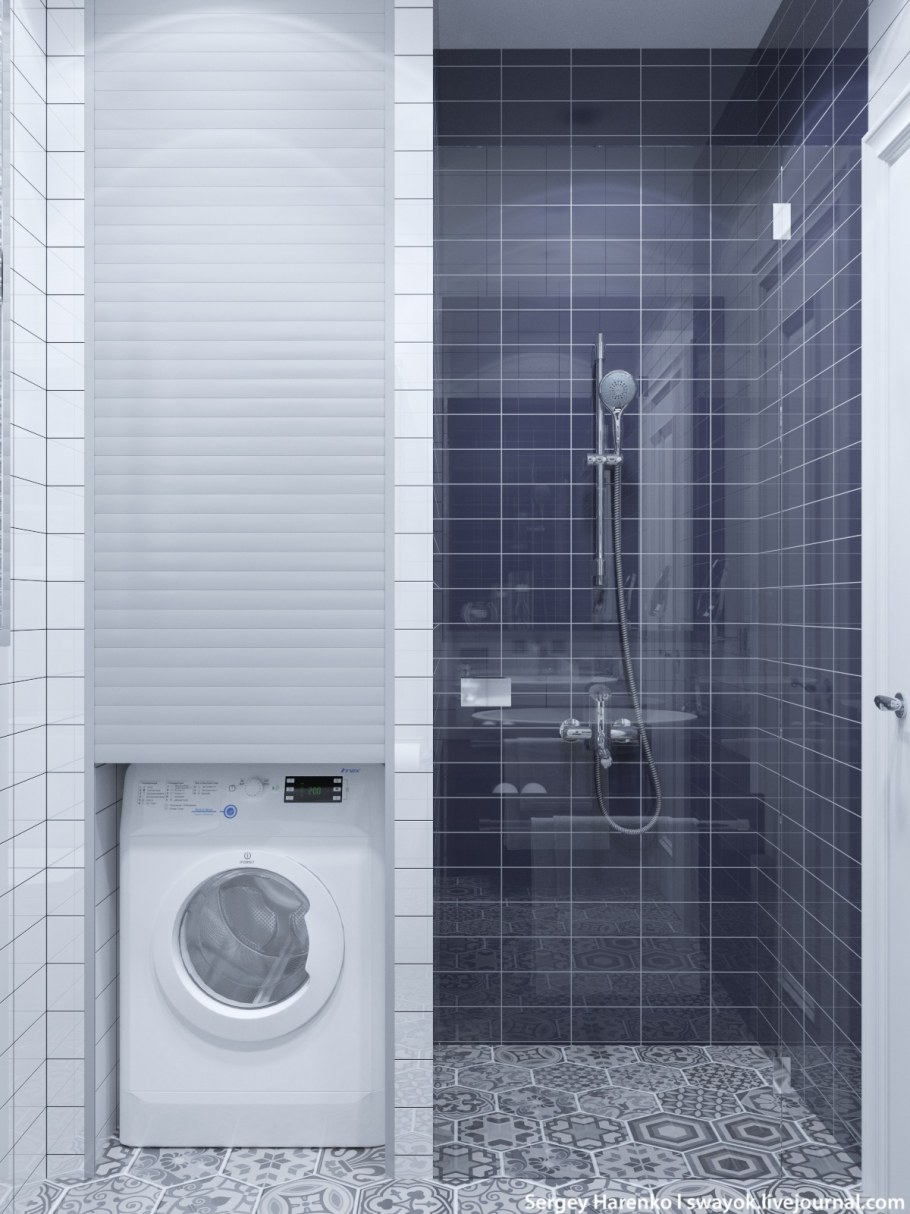 Планировка ванной комнаты 9м2