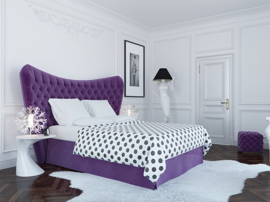 Сиреневая спальня
