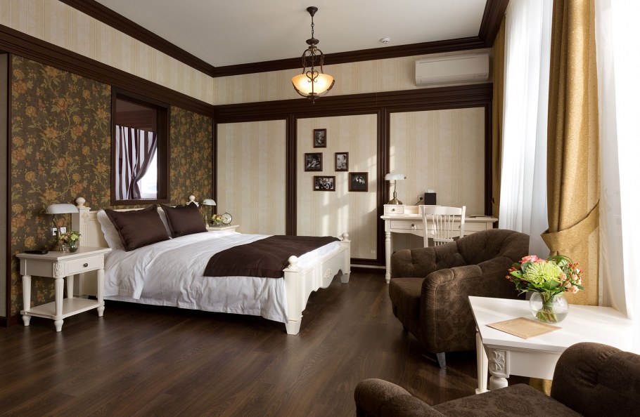Ар деко интерьер спальни
