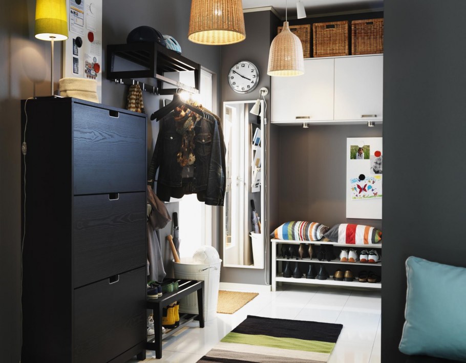 Прихожая икеа белая