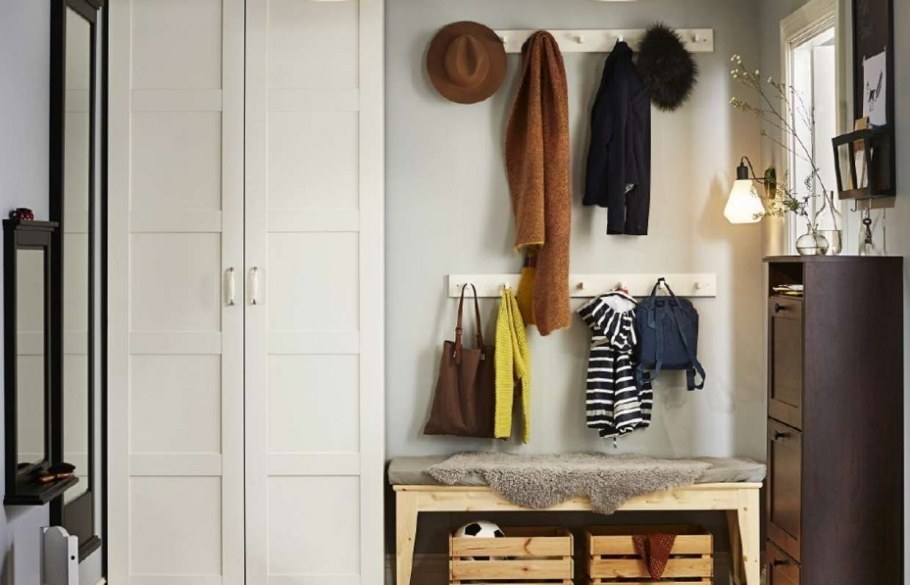 Сканди прихожая икеа