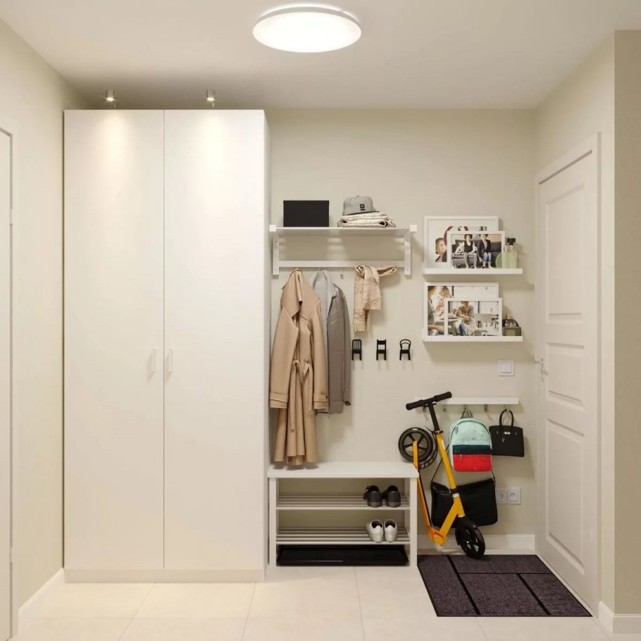 Квартиротека от икеа прихожая