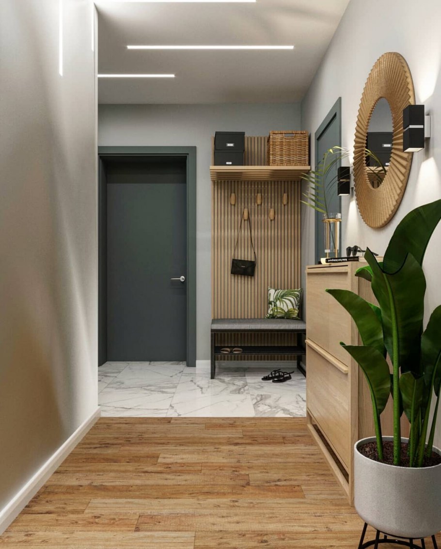 ЭЛВАРЛИ икеа в интерьере прихожей