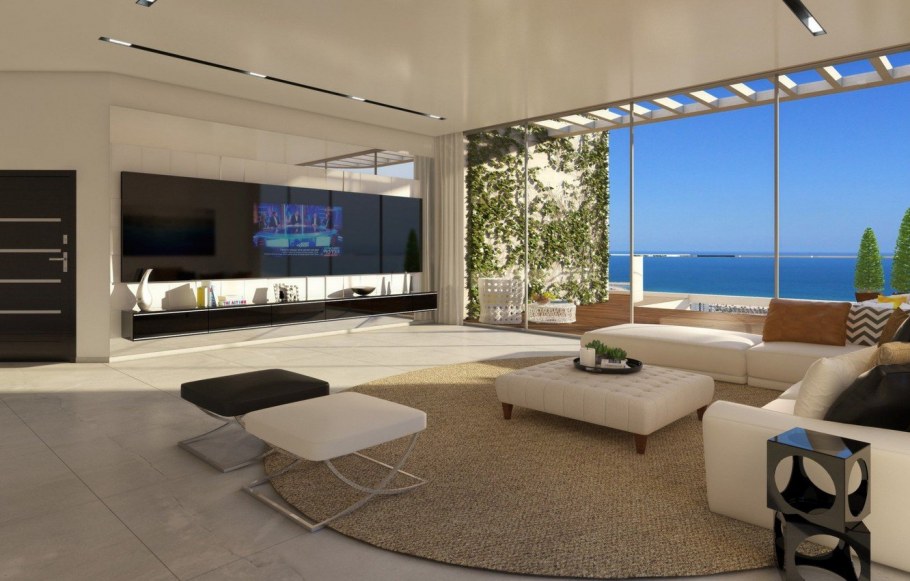 Уютная комната с камином