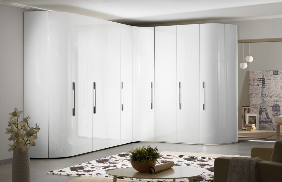 Шкаф Астрон белый глянец