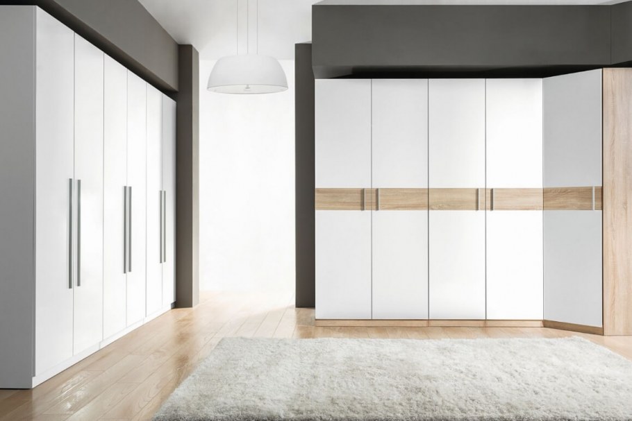 Pax ПАКС гардероб, белый/Хасвик белый200x66x236 см