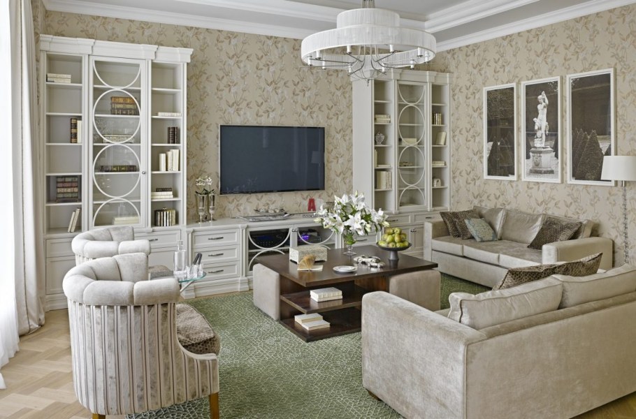 Мебель в гостиную в стиле Неоклассика