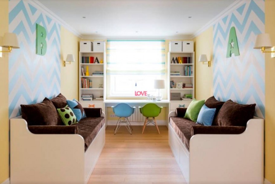 Комната 12 кв метров для двоих разнополых детей