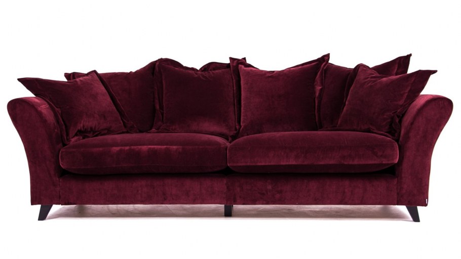 Диван бордо бархат