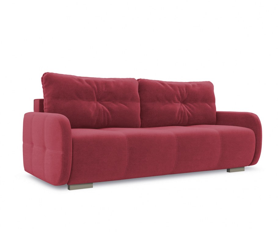 Бордовый диван в интерьере