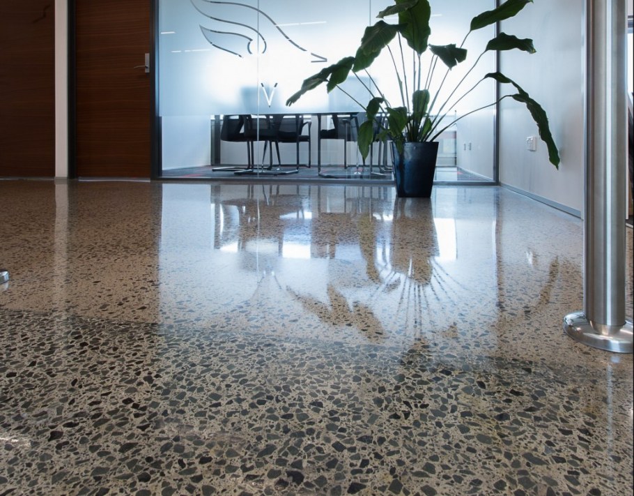 Наливной пол в интерьере