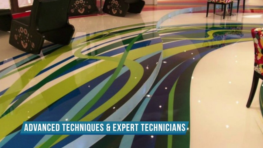 Пол наливной 3д самовыравнивающийся