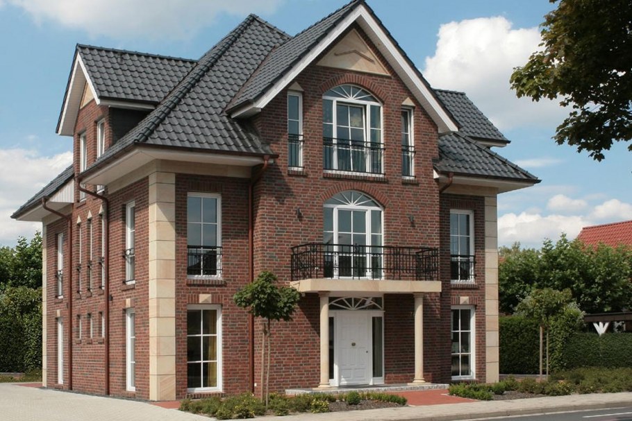 Обрамление из облицовочного кирпича