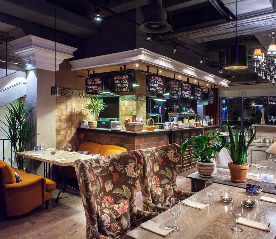 Кафе в стиле Фьюжн