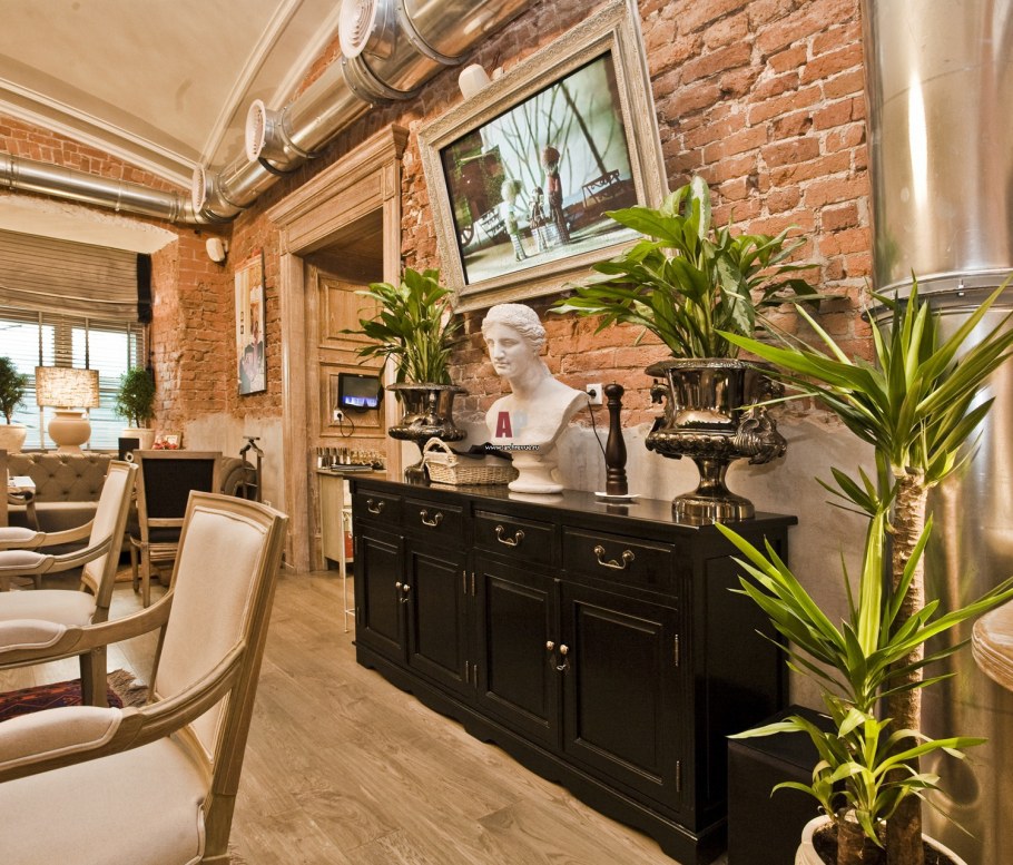 Фьюжн интерьер ресторан