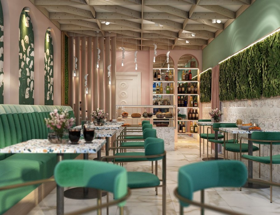 Стиль Фьюжн restoran Bar