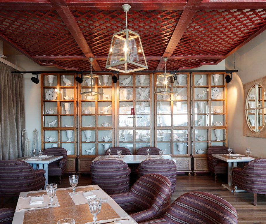 Фьюжн интерьер ресторан