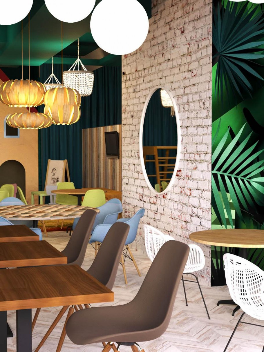 Кафе в стиле Фьюжн