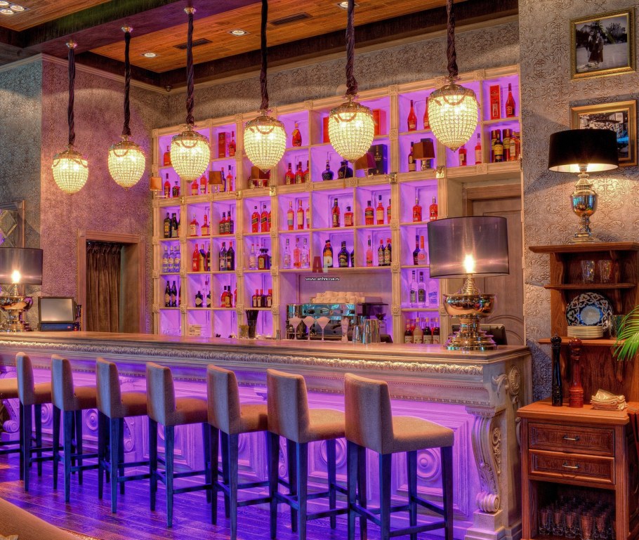 Фьюжн интерьер ресторан