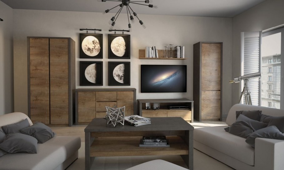 Кухня Одри серый шелк