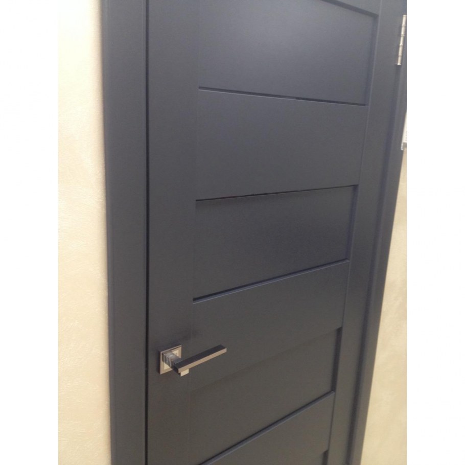 Двери межкомнатные темно серые