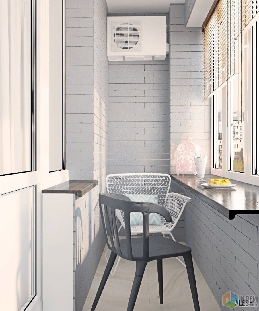 Отделка балкона