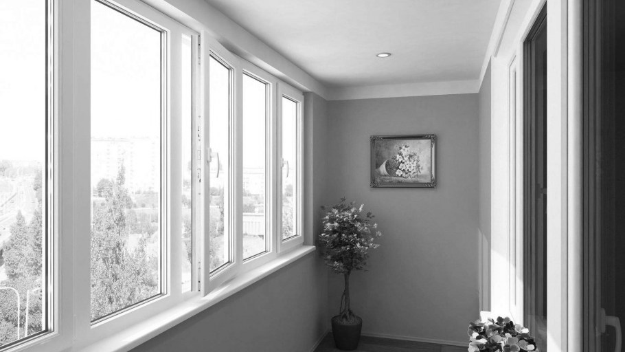 Современная отделка лоджии