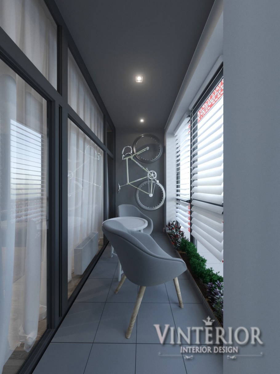 Интерьер лоджии