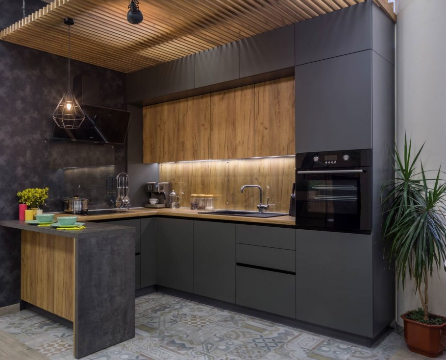 Дорогие кухни в стиле лофт