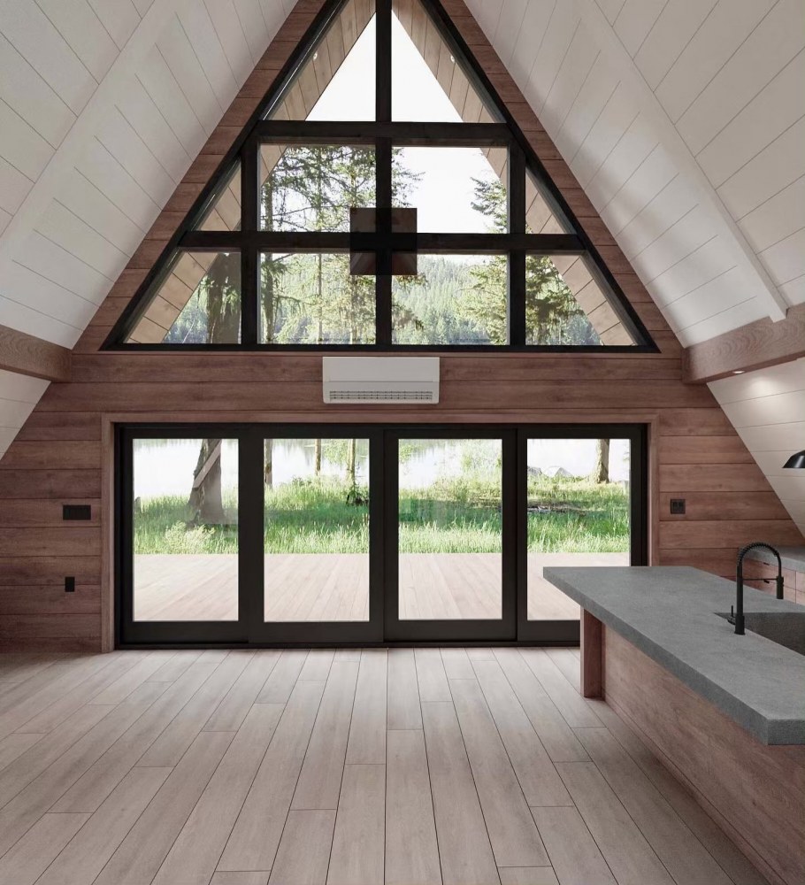 А-образный дом. A-frame. Дом шалаш.
