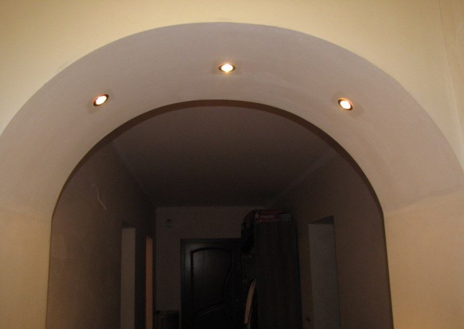 Декоративная арка в квартире