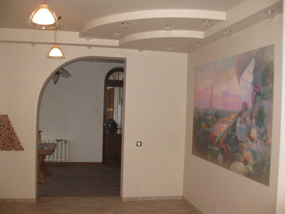 Полуарка с подсветкой