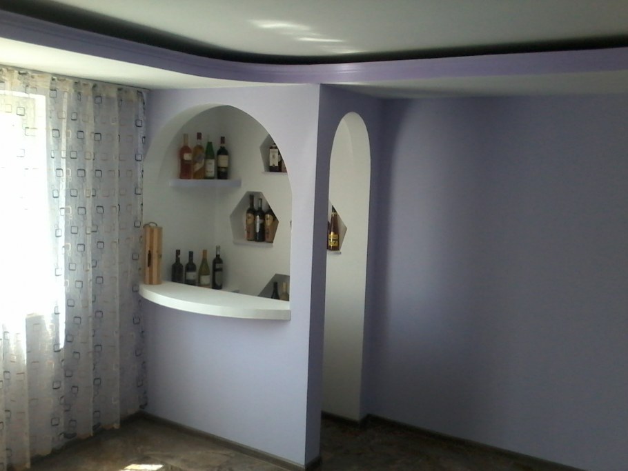 Фигурни арки из гипсокартона