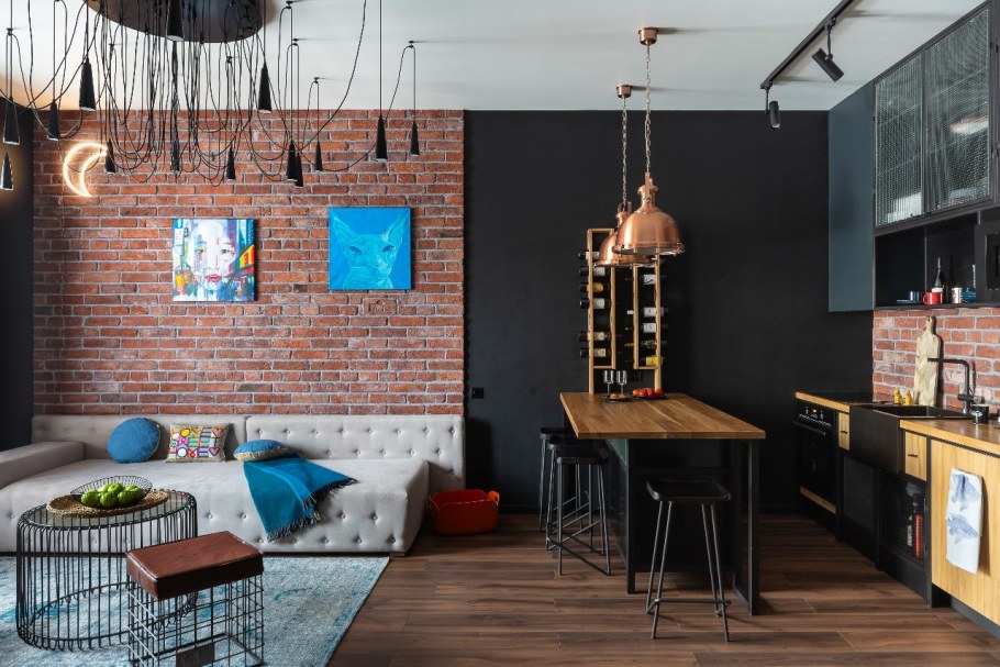 Кухня лофт Инмайрум