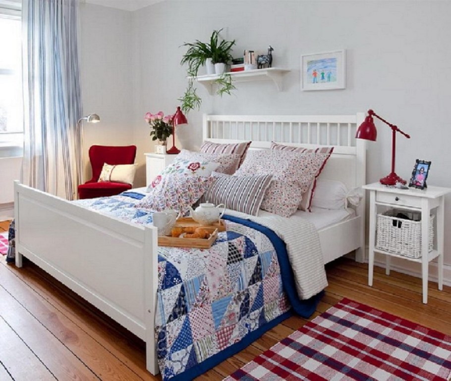 Икеа спальня ХЕМНЭС белая