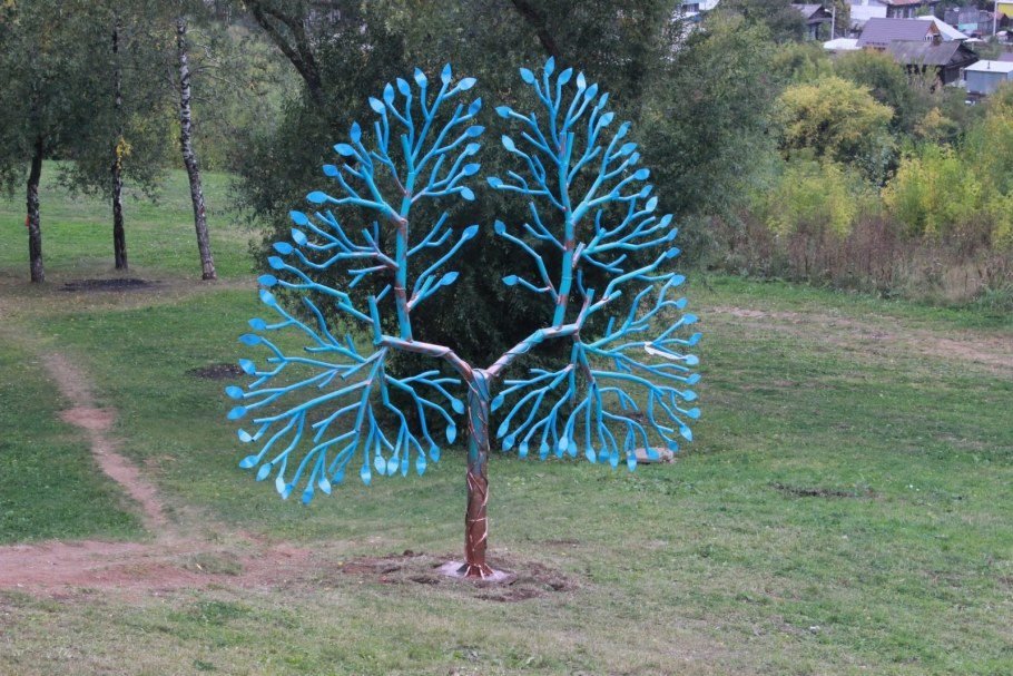 Скульптуры из веток