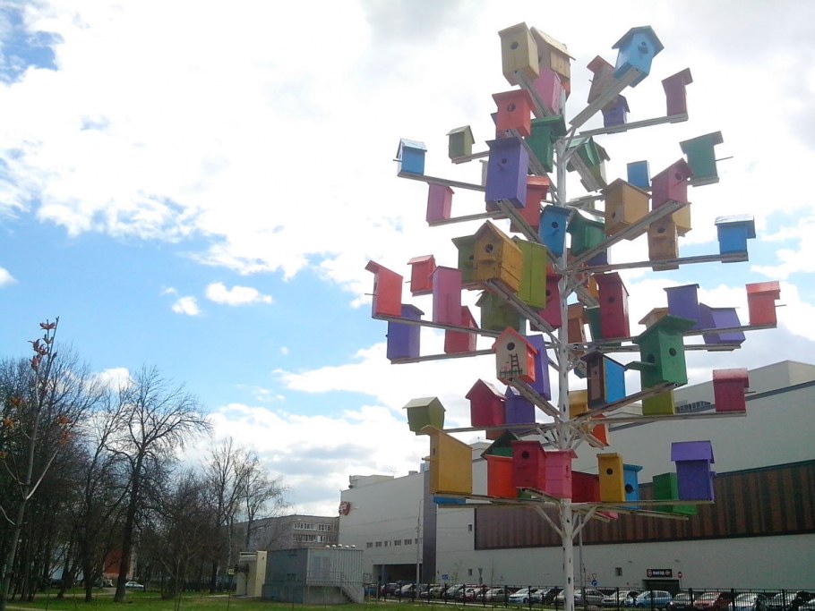 Арт объект зонт