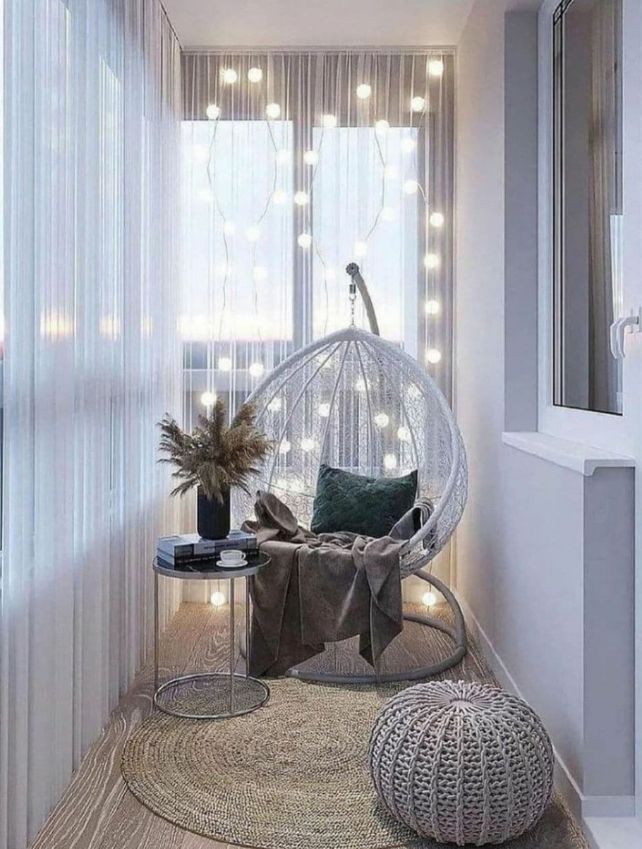 Интерьер балкона