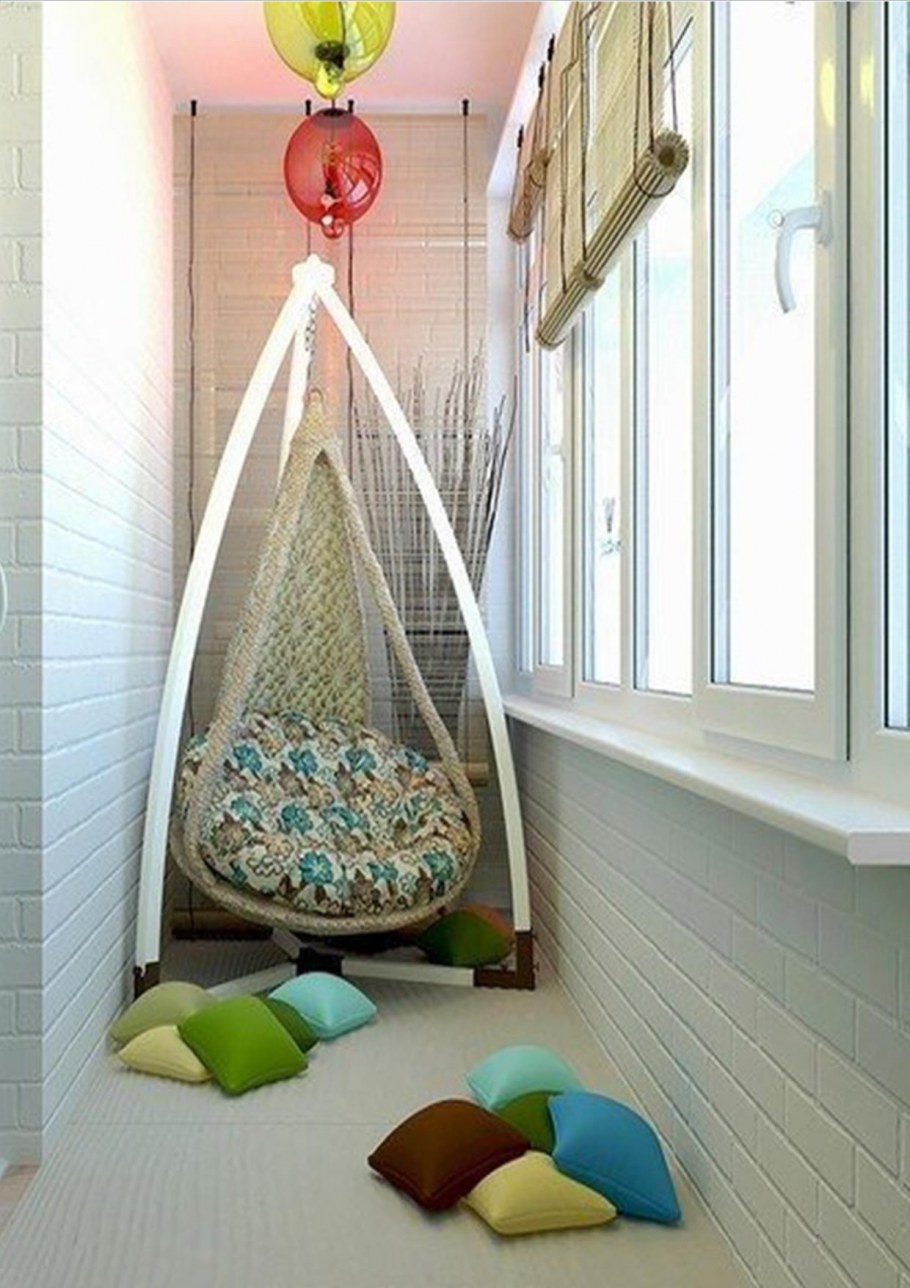 Гамак на балконе